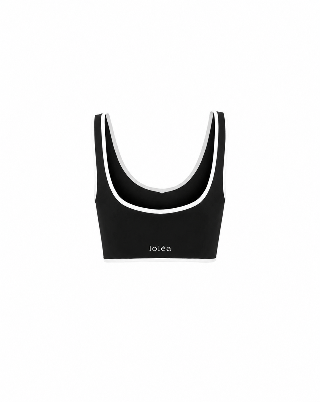 SİYAH BİYE DETAYLI SEAMLESS SPOR  BÜSTİYER