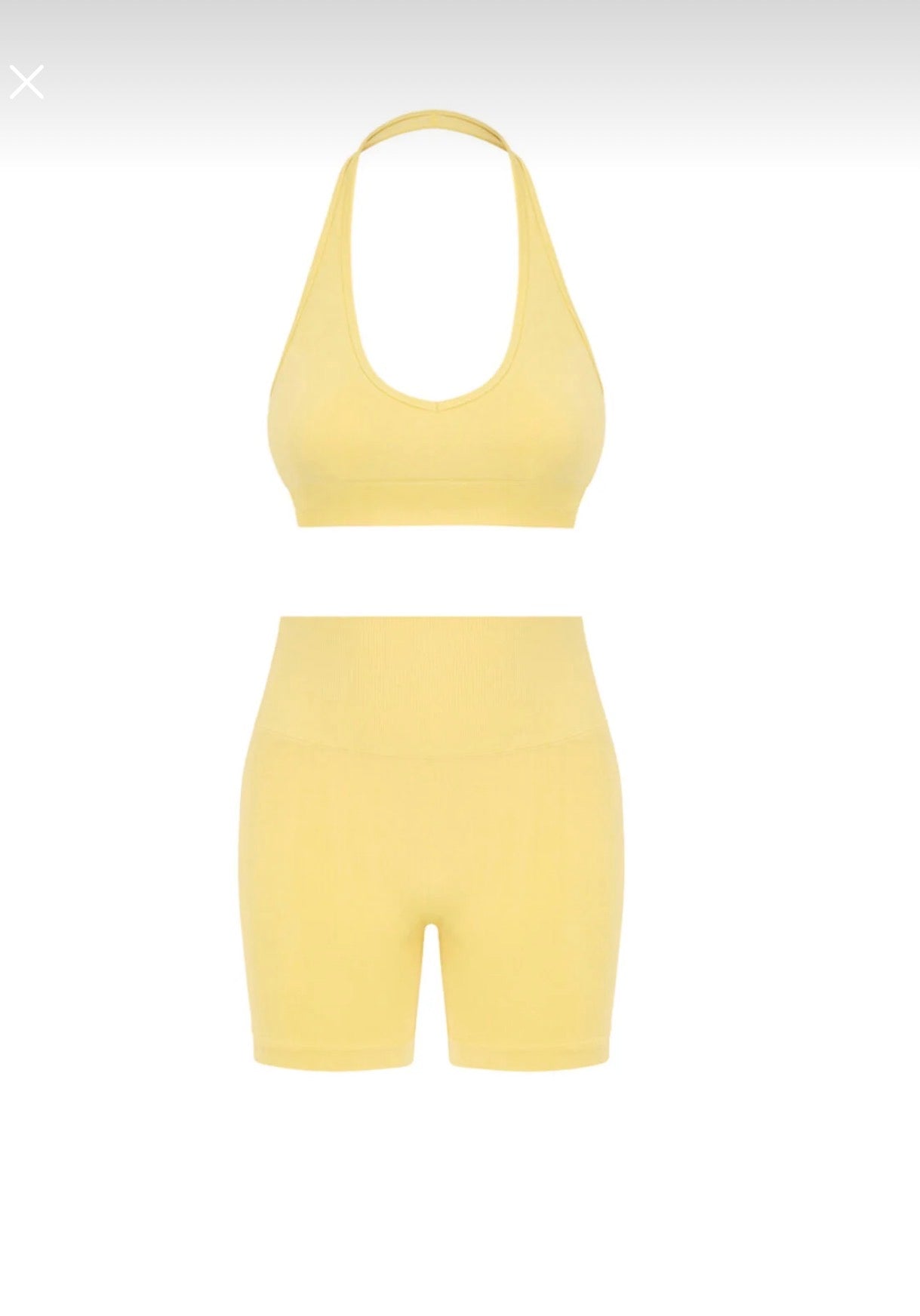 SARI YELLOW SEAMLESS SET